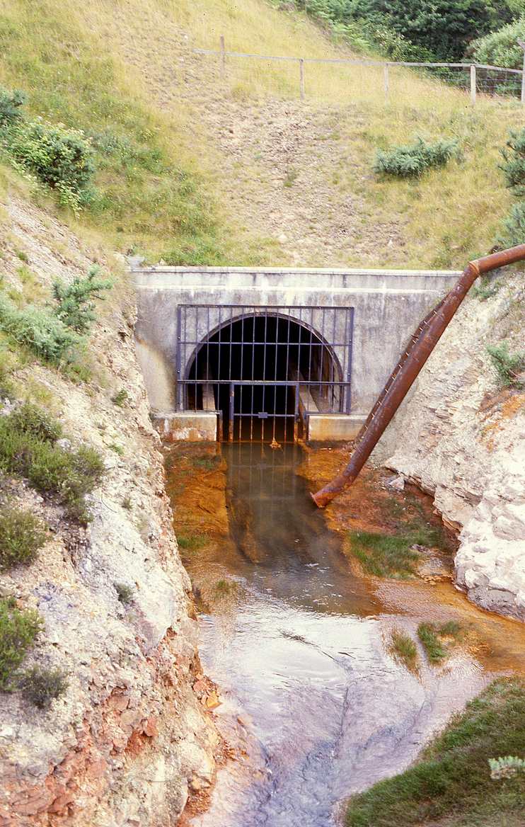 Outfall of County Adit Jul 1987